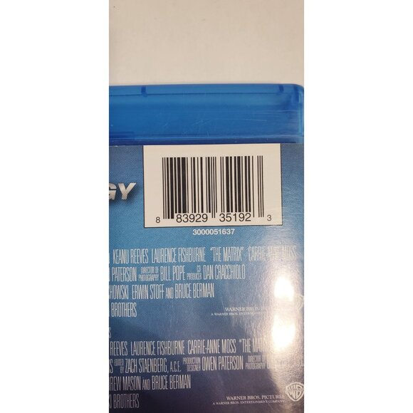 The Matrix -  The Matrix Reloaded - The Matrix Revolution Blu-ray DVD 2003 - Picture 3 of 7